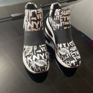 DKNY wedge sneakers